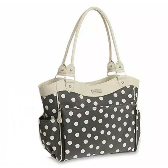 polka dot diaper bag