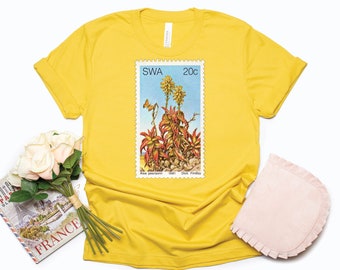 Aloe pearsonii stamp Rare succulent premium T-shirt