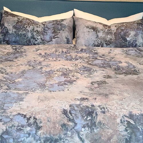 Tie Dye Duvet Cover in SPRING Boho Bedding Set Cotton Etsy