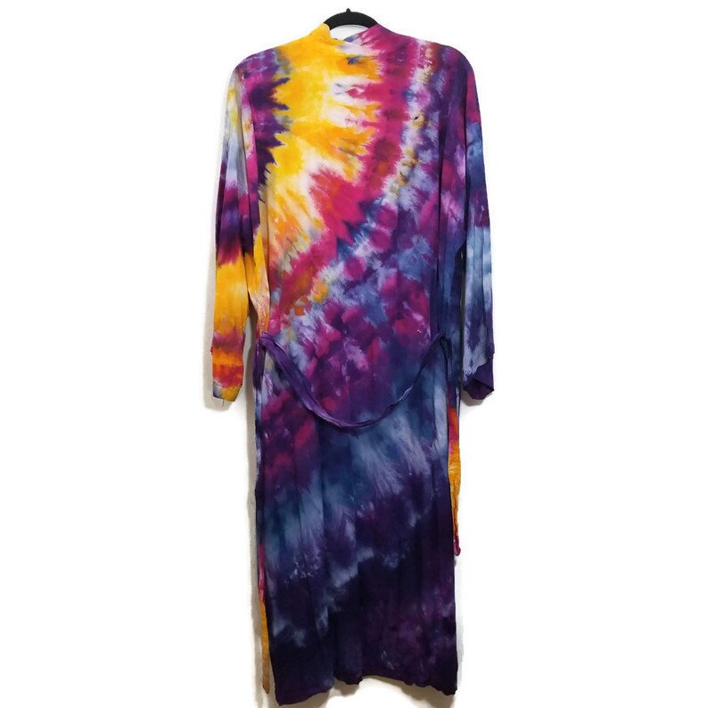 Rainbow Rbe Bohemian Rainbow Galaxy Hand-dyed Kimono Robe for Women: Bridal ...