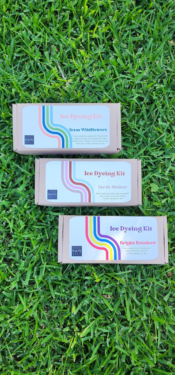 DIY Ice Dyeing Kit: Fiber Reactive Dyes for Colorful Parties, Gifts, and Creative Crafting