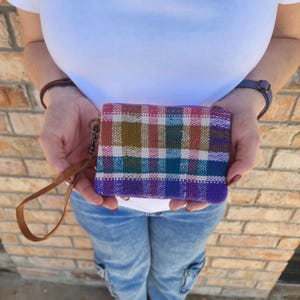 Vintage Marokkaans deken-polsbandje: boho-portemonnee en kaartportemonnee voor boho-modeliefhebbers