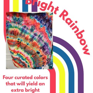 DIY Ice Dyeing Kit: Fiber Reactive Dyes for Colorful Parties, Gifts, and Creative Crafting Rainbow