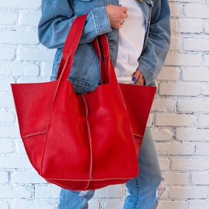 Bolsa de couro marroquina feita à mão: elegante para o dia a dia, ideal para trabalho, viagens e compras