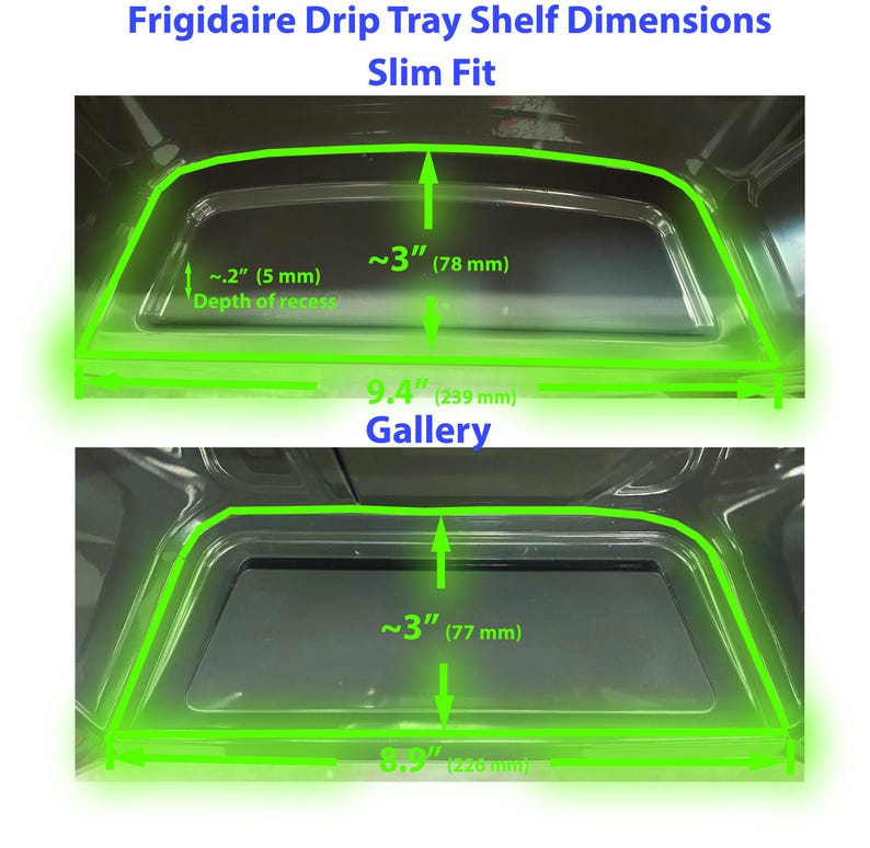 Whirlpool, Kenmore, LG & FrigidAire Drip Trays | Fridge Tray | Drip Plate | Drip Tray | Water Drip Catcher image 7