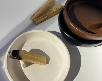 Palo Santo Holder Palo Santo Burner Palo Santo Holder gypsum, Cone Incense Burner, Meditation Gift, Yogi Gift, Incense Holder, plaster decor
