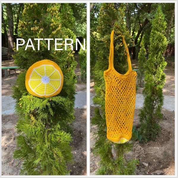 crochet foldable shopping bag pattern   fruit bag market bag   foldable orange bag  recycle grocery bag