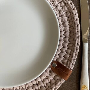Crochet Placemat Pattern Video Tutorial Table Setting - Etsy