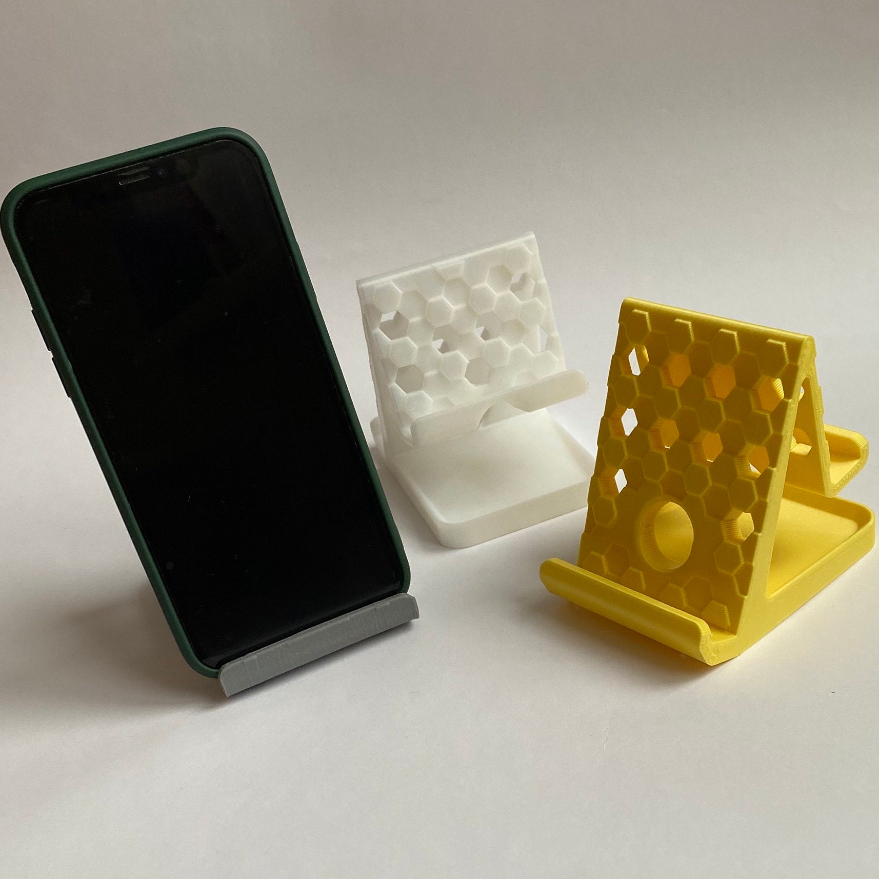 Phone Holder, Phone Stand, 3d Printed, Desktop Organization, Best Gift