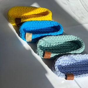 glasses case, eyeglass case, glass holder, crochet storage basket, desktop organizer, great grandma gift, sunglasses holder
