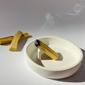 Palo Santo Holder Palo Santo Burner Palo Santo Holder gypsum, Cone Incense Burner, Meditation Gift, Yogi Gift, Incense Holder, plaster decor