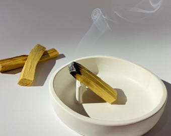 Palo Santo Holder Palo Santo Burner Palo Santo Holder gypsum, Cone Incense Burner, Meditation Gift, Yogi Gift, Incense Holder, plaster decor
