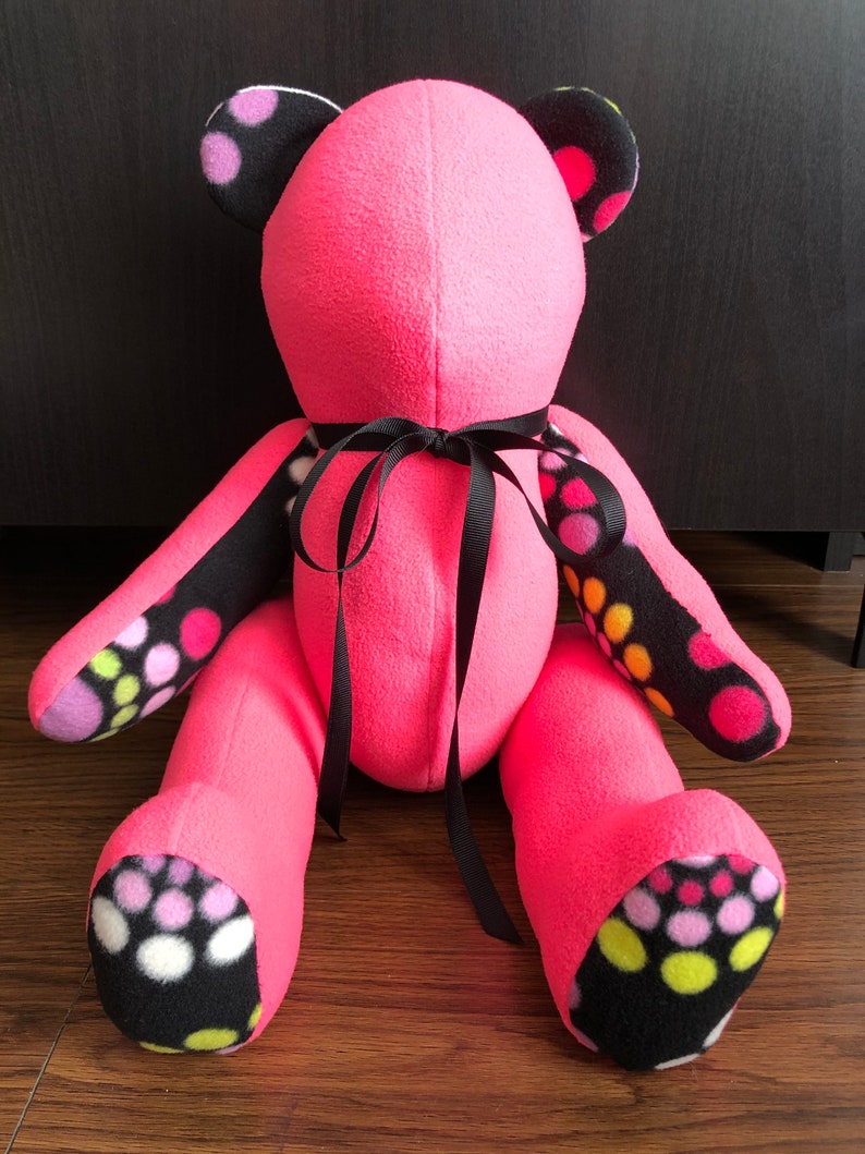 neon teddy bear