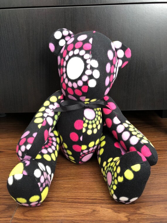 neon teddy bear
