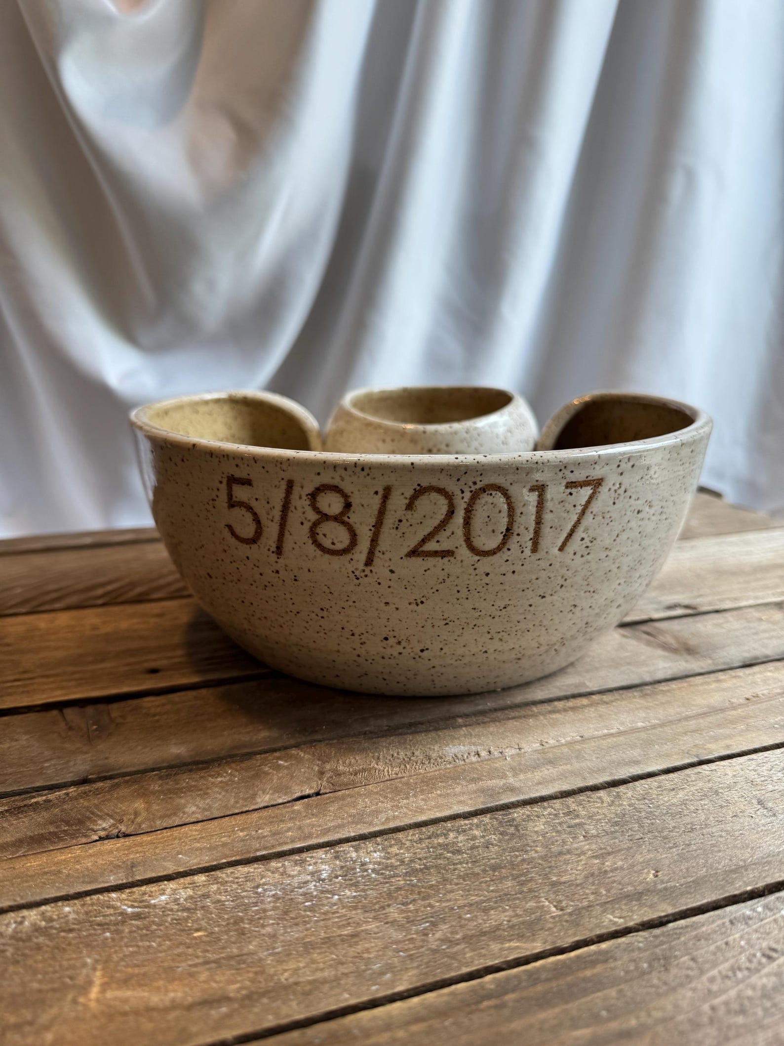 Custom Chip/Dip Anniversary/Birthday/Wedding/Special Occasion Bowl