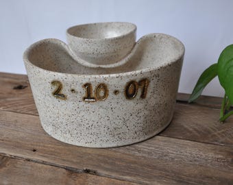 Custom Chip/Dip Anniversary/Birthday/Wedding/Special Occasion Bowl