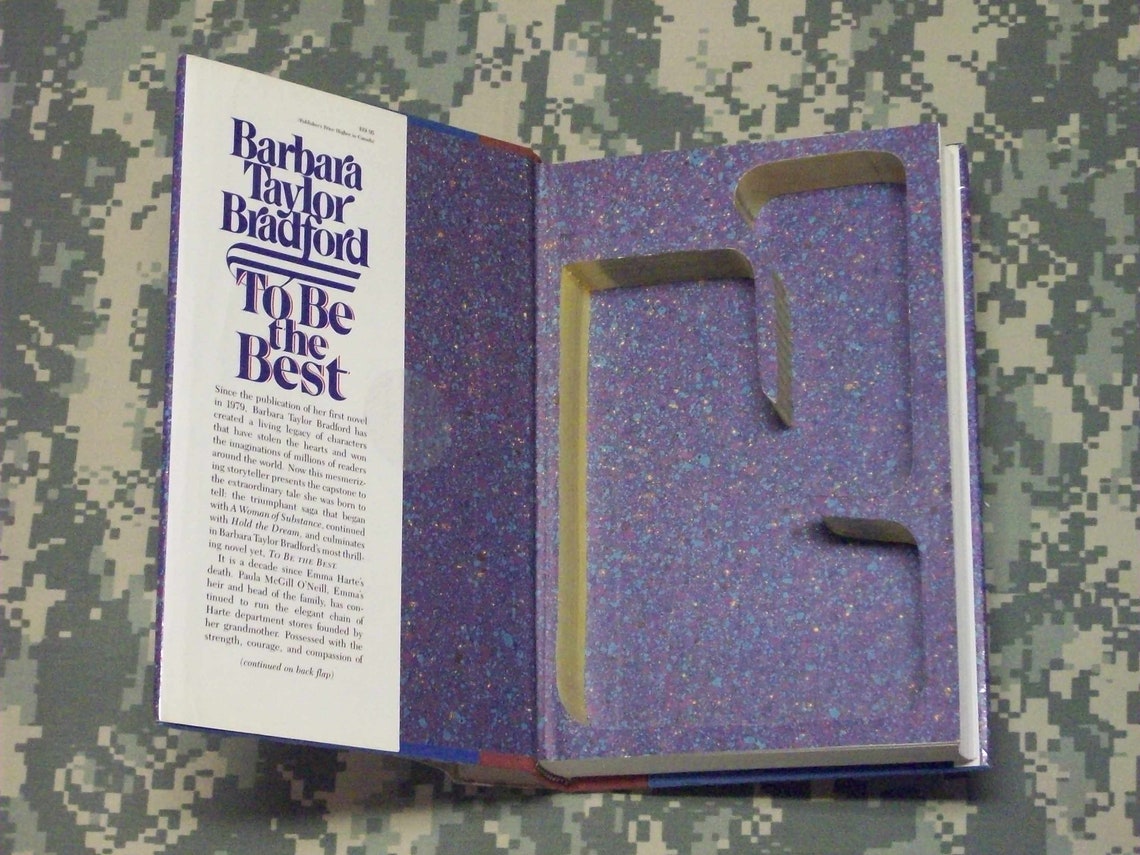 Ccs To Be The Best concealed carry slim hollow book safe Etsy