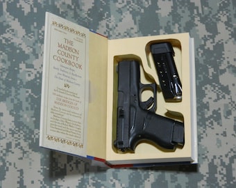 small, The Madison County Cookbook, hollow book safe