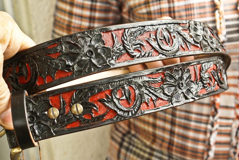 carved leather belt leather belt leather belt women tooled leather belt belt leather tooled leather men/'s leather belt tooled belt