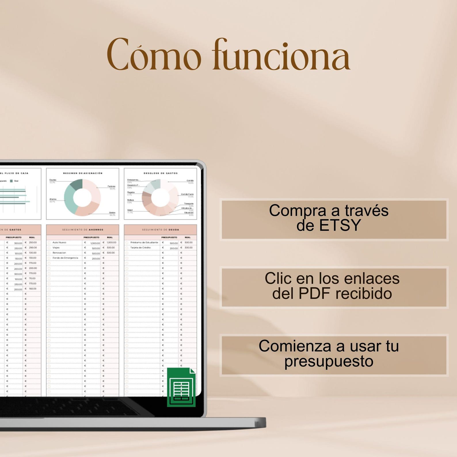 Plantilla Presupuesto Mensual Google Sheets | Control De Gastos E ...