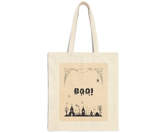 Bolsa de lona de algodón para Halloween