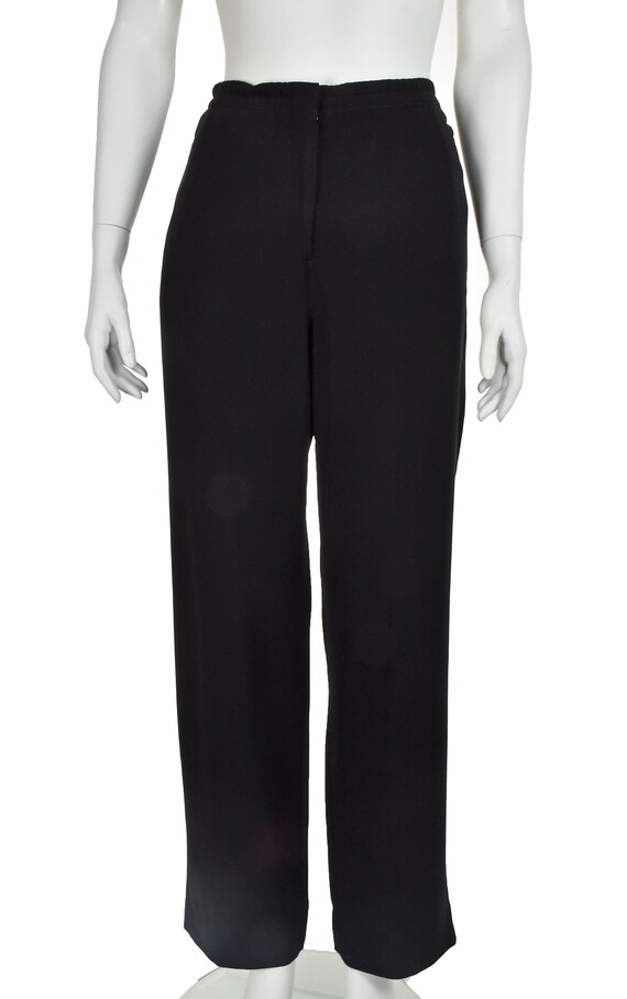 GIORGIO ARMANI Vintage Black "Leisure Suit" Pants… - image 5