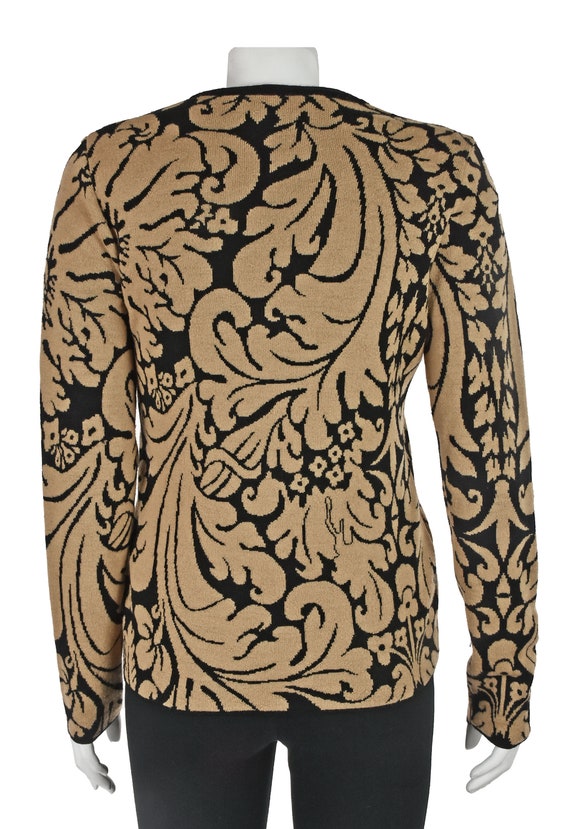 AVERARDO BESSI Black and Tan Wool Knit Twin Set - image 5