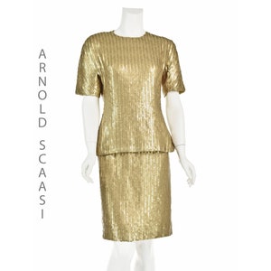 Gold Two Piece Dress for Women - Etsy