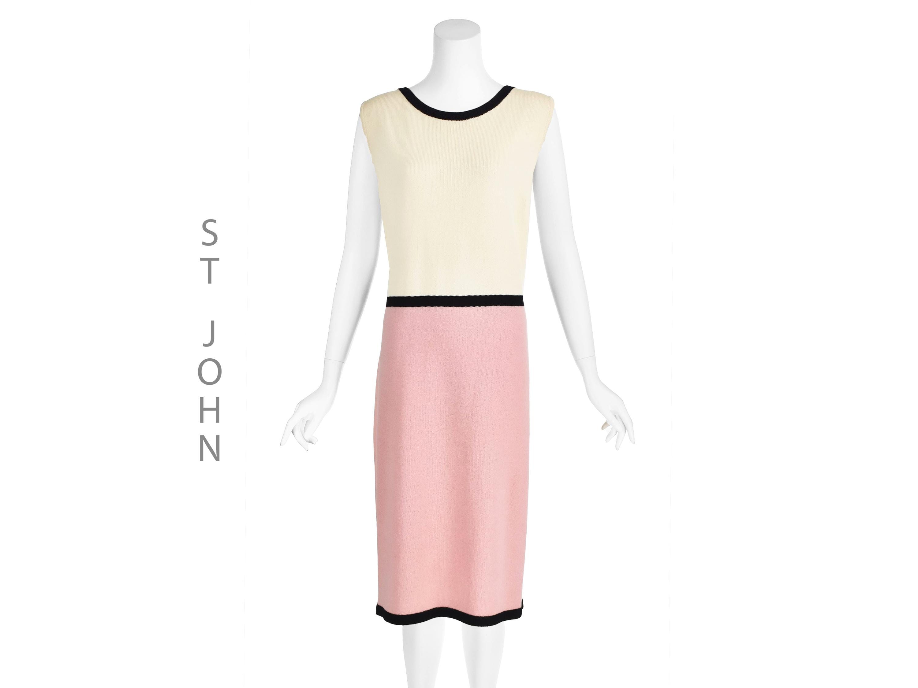 St. John Pink Dress - Etsy