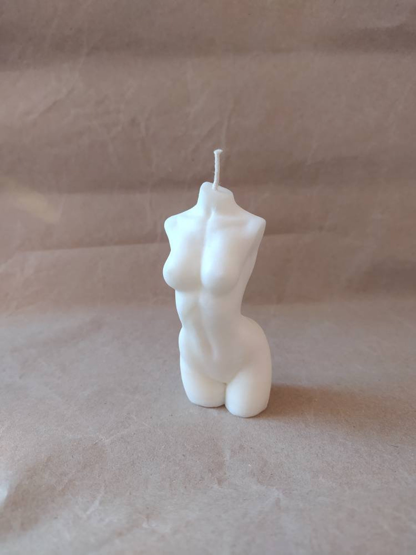 Body shaped candle woman man body unique candle torso Etsy