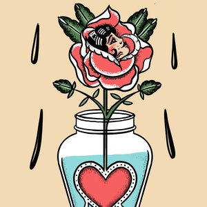 Print I was born from your love