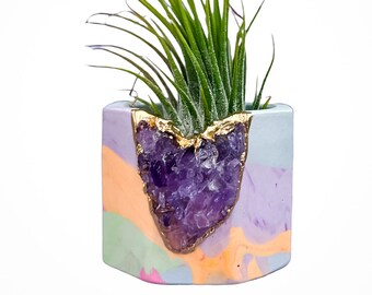 Air Plant Holder | Cement Candle Holder | Air Plant Planter | Succulent Planter