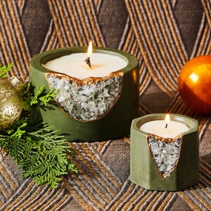 Geode Crystal Soy Candle | House of Harlow 1960 Collab Candle | Holiday Candle