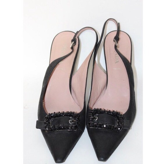 Vintage Prada kitten heels size 10.5-11