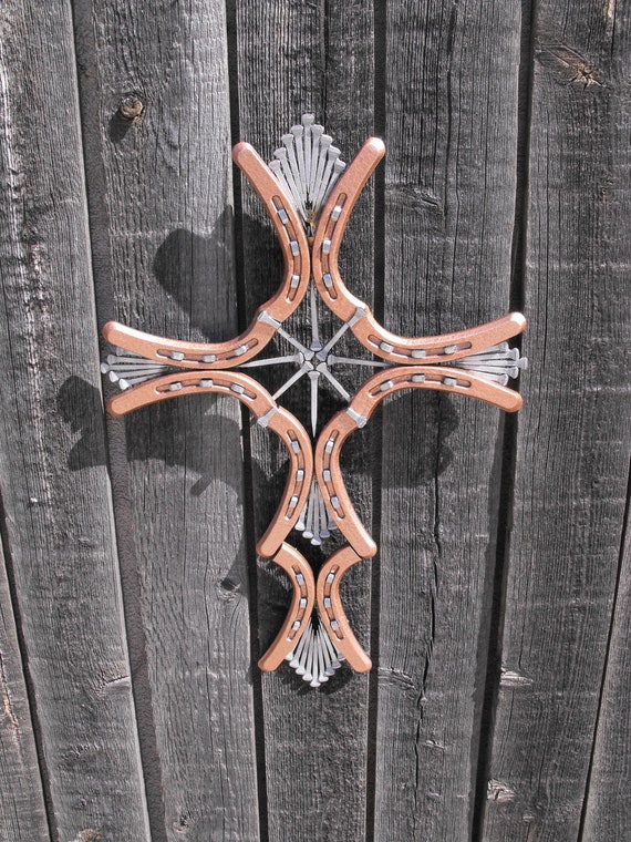 Horseshoe Cross Etsy