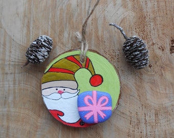 Christmas decoration, wooden Christmas tree decorations, wooden decorations, handmade Christmas ornaments