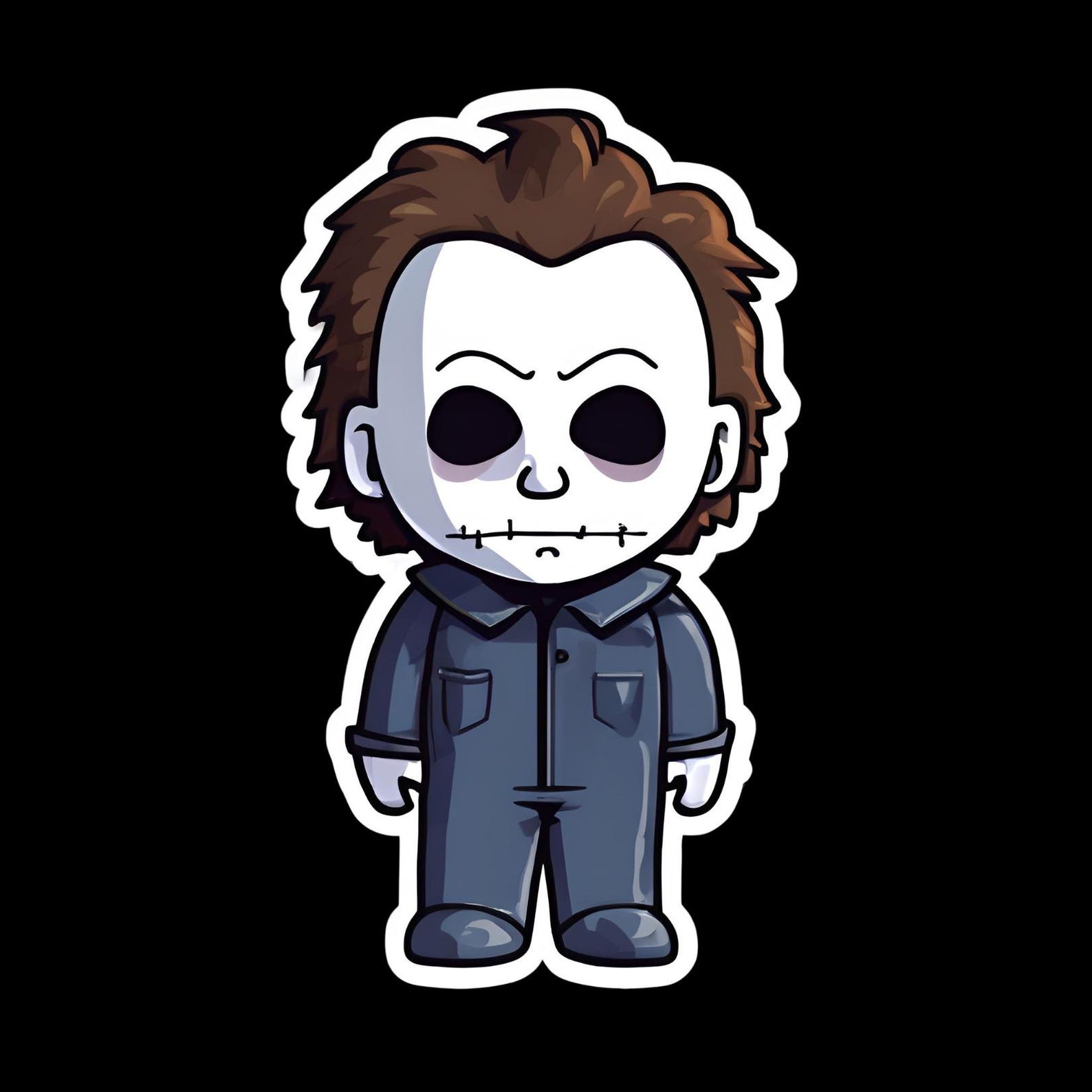 Halloween Michael Myers St Icker for Laptop Michael Myer Stickers for ...