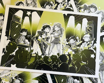 Green Yuri Print - Etsy
