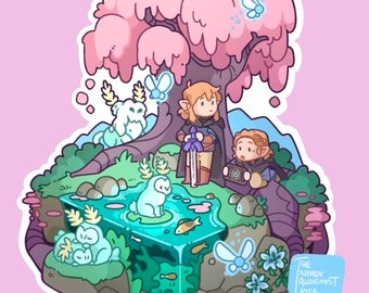 Zelda Satori Mountain Sticker