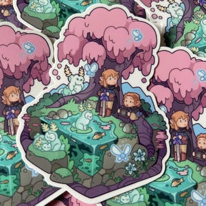 Zelda Satori Mountain Sticker