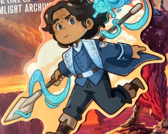 Kaladin Stormblessed Sticker, Stormlight Archive