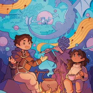 Dog and Dragon Print, Stormlight Archive
