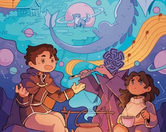 Dog and Dragon Print, Stormlight Archive