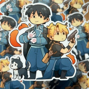Roy Mustang and Riza Hawkeye Sticker