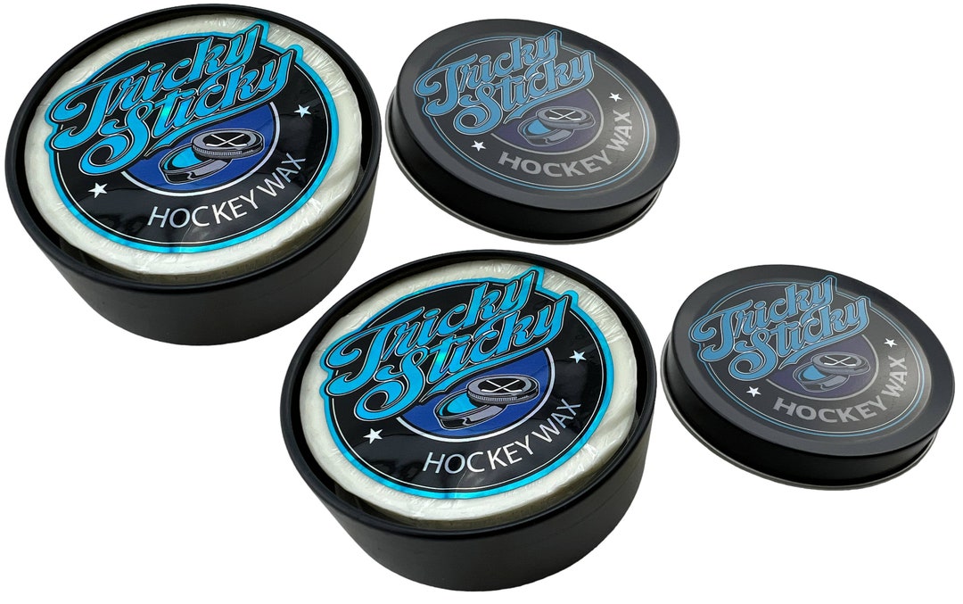 2 Pack Wax Pucks of Tricky Sticky Ice Hockey Stick Tape Blade Saver Premium Twig Wax Kit Etsy