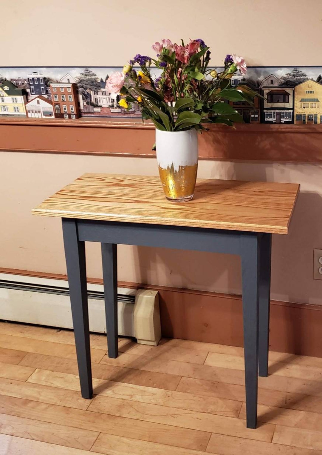 Cottage Style Side Table Etsy