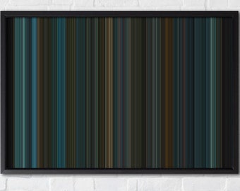 Blade Runner (1982) Printable Wall Art - Movies converted to color art, abstract art, minimal art, movie poster, color art, line art