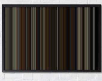 Parasite (2019) - Movies as color art, Printable Wall Art, abstract art, minimal art, movie poster, color art, line art