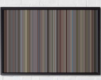 Ferris Bueller's Day Off Movies as color art, Printable Wall Art, abstract art, minimal art, movie poster, color art, line art