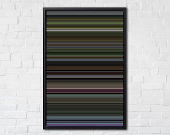 Oldboy Printable Wall Art - Movies converted to color art, abstract art, minimal art, movie poster, color art, line art